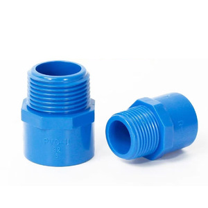 Raccord droit à filetage extérieur en PVC-U 20 75 pour tuyauterie d'alimentation en eau - Product Image 1