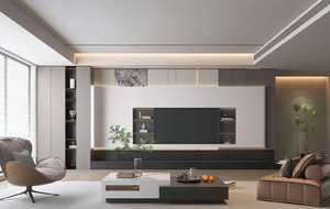 Modern Design White Wood <b>Tv</b> <b>Stand</b> Storage Display <b>Wall</b> Cabinet Home Furniture Luxury Led Wooden Living Room <b>Tv</b> Cabinet - Product Image 2