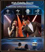 Mini Proyector OEM Cubelite, 1500 ANSI Lúmenes, 1080P, Smart Android 12, Mini Proyector de Video, Cine en Casa
