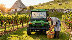 Voitures électriques Mini Jeep Utv Côte à côte 4x4 Ferme électrique UTV Véhicule <span class=keywords><strong>utilitaire</strong></span> longue portée pour travaux dans la cour - Product Image 6