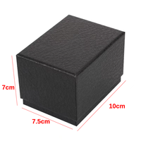 Boîtes à montres en carton noir personnalisées avec couvercle pour l'emballage de montres et bracelets pour hommes – Offre Spéciale