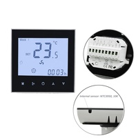 Termostato Modulador de Ambiente Hotowell CE FCU 0-10V con Modbus y Tarjeta de Proximidad