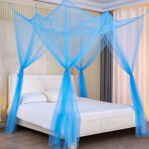<span class=keywords><strong>Moustiquaire</strong></span> carrée super haute pliable 100 % polyester pour la maison avec quatre portes latérales, utilisable toute l'année - Product Image 3