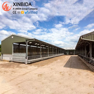 Kit di capannoni in acciaio a basso costo progettati dal produttore cinese per capannoni per bovini da latte utilizzati negli edifici agricoli - Product Image 1