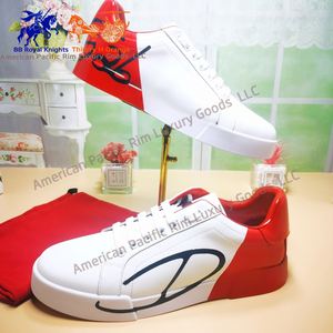 Dolces - Zapatillas Deportivas Casuales de Alta Calidad para Correr, Estilo Deportivo Personalizado, Zapatos de Piel Auténtica con Cordones, Gabbanas - Product Image 3