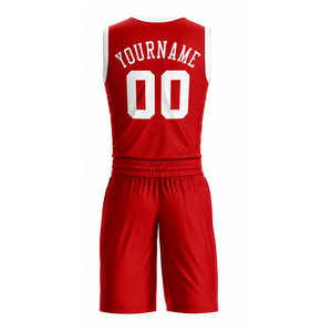 Ensemble d'uniformes de basket-ball personnalisés avec logo imprimé, légers et respirants, pour hommes et femmes, 100% polyester - Product Image 6