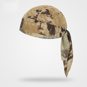 Bandana Durag Sportiva da Uomo a Rete Traspirante 100% Poliestere ad Asciugatura Rapida per Ciclismo, Sottocasco, Stile Camo Teschio <span class=keywords><strong>Pirata</strong></span> - Product Image 4