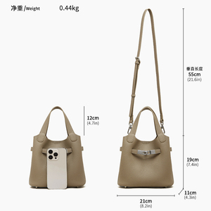 Sacs à Main Femme 100% Cuir Véritable Usine Vente en Gros Design <span class=keywords><strong>Sac</strong></span> Seau à Épaule Haute Qualité - Product Image 6