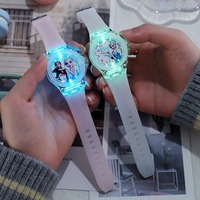 2025 Mode Enfants Mignon Lumineux Dessin Animé Montre Électronique Silicone Montre pour Enfants