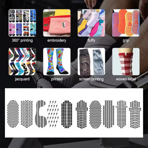 Nouvelles Chaussettes de Yoga Personnalisées pour Femme – Adorables Chaussettes de Sport en Tricot Rose Antidérapantes avec Grip en Silicone pour Barre et Pilates - Product Image 5