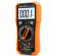 Multimètre numérique VICTOR VC890C+ True RMS, multimètre portable, testeur de température et de capacité