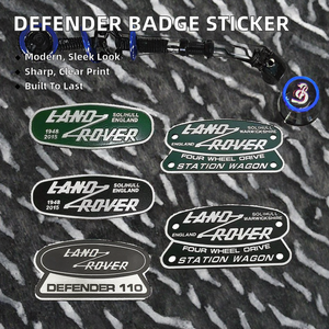 Emblema Metálico Decorativo para la Parte Delantera y Trasera del Coche, Accesorios para DEFENDER 110 SOLIHULL ENGLAND 2015 - Product Image 2