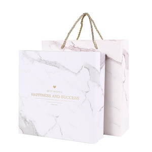 Birthday gift festive packaging box marble exquisite candy storage simple wind hard box three sets