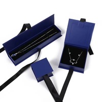 Vente en gros de boîte cadeau de luxe doublée de velours imprimée avec logo personnalisé emballage de boîtes en papier pour collier bijoux boîte cadeau pour la Saint-Valentin