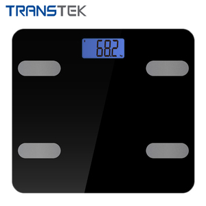 TRANSTEK-báscula con índice <span class=keywords><strong>de</strong></span> grasa corporal, medidor <span class=keywords><strong>de</strong></span> grasa corporal con aplicación para teléfono inteligente, <span class=keywords><strong>masa</strong></span> <span class=keywords><strong>muscular</strong></span>, hueso, peso <span class=keywords><strong>de</strong></span> agua, IMC - Product Image 1