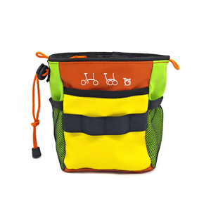 PLAYMAX Sac de cadre de vélo universel personnalisé en nylon imperméable, sac de selle pour tube supérieur, fermeture éclair, sangle réglable, antichoc - Product Image 1