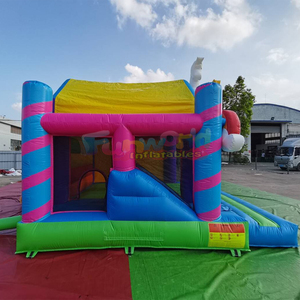Kids outdoor party jumping <b>bounce</b> house combo slide castillo hinchable inflatable unicorn bouncy <b>castle</b> - Product Image 4