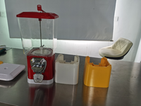 Distributeur automatique de chewing-gum de marque HuaYang, système de paiement mécanique à pièces en métal, garantie 1 an, 3 kg, 21x21x45 cm, vente au détail