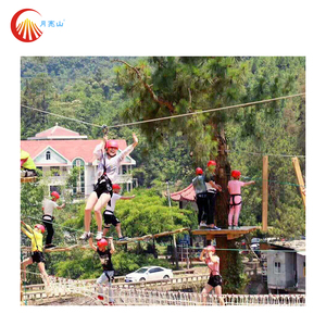 Parc à thème <span class=keywords><strong>extérieur</strong></span> parcours d'obstacles tyroliennes enfants jouant à des <span class=keywords><strong>jeux</strong></span> escalade - Product Image 3