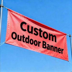 Banderas Promocionales Personalizadas al por Mayor, Impresión de Diseño Personalizado para Uso Comercial en Exteriores, Eventos y Promoción de Tiendas - Product Image 1