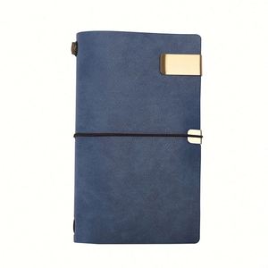 A6 Mahogany Pen <b>Set</b> Hand Ledger 2-Piece School <b>Notebook</b> Gift Box Strap Travel Diary Emboss Logo Graduation Christmas Back School - Product Image 3