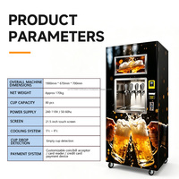 Máquina Expendedora de Cerveza Comercial de Autoservicio, Dispensador de Cerveza Preciso a Prueba de Fugas
