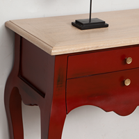 OEM Traditioneller klassischer antiker hölzerner Konsolen tisch zum Essen Home Decor Art Accent Flur Schreibtisch mit Schubladen konsole