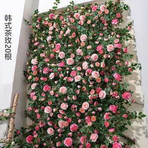 ดอกกุหลาบประดิษฐ์แบบติดผนัง สำหรับตกแต่งห้องนั่งเล่นและมุมถ่ายรูป - Product Image 3