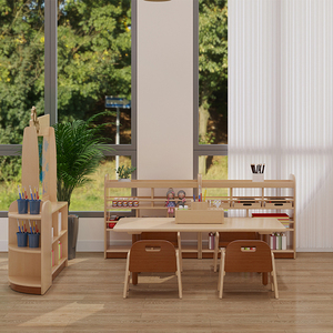 ชุดมุมกิจกรรมอ่านหนังสือแบบเงียบสไตล์มอนเตสซอรี่ สำหรับสถานรับเลี้ยงเด็ก โรงเรียนอนุบาล ห้องสมุด และเฟอร์นิเจอร์ห้องเด็ก - Product Image 3