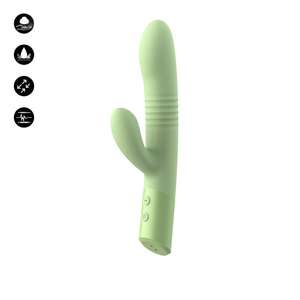 Vibrateur Dildo Lapin pour Femme, Rechargeable USB, Étanche IPX6, à Poussée Rapide, pour Point G et Vagin, Jouet Sexuel Féminin de Massage - Product Image 1