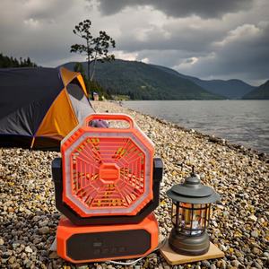 2025 Customized Battery-Powered Electric <b>Fan</b> Portable <b>Remote</b> <b>Control</b> Timing <b>Fan</b> for Car Outdoor Use - Product Image 2