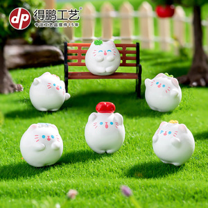 ตุ๊กตาแมวเรซิ่น Dp Tuanzi ของตกแต่งสวนขนาดเล็กสำหรับบ้านตุ๊กตาและของประดับตกแต่งโต๊ะทำงาน - Product Image 3