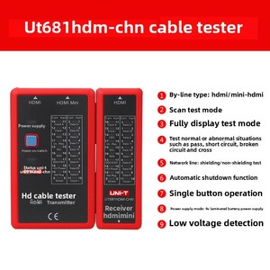 Tester per Cavi ad Alta Definizione UNIT UT681L, Localizzatore di Rete, Rilevatore di Linee, Verificatore per Test Industriali - Product Image 5