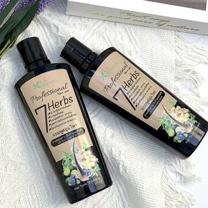 Champú Orgánico para el Crecimiento del Cabello con 7 Hierbas, Jengibre, Aloe Vera y Manzanilla, Limpia e Hidrata el Cabello <span class=keywords><strong>Sin</strong></span> <span class=keywords><strong>Químicos</strong></span> Agresivos - Product Image 1