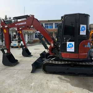 Excavatrice sur chenilles d'occasion Yanmar Vio60 de 6 tonnes, modèle 2022, d'origine japonaise, avec moteur, pompe à engrenages et roulement - Product Image 4