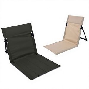 Silla Plegable Portátil para Exteriores, Camping, Playa, con Marco de Hierro, Respaldo Acolchado, Muebles para Balcón, Parque, Césped, Picnic - Product Image 1