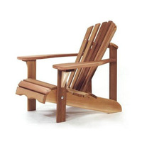 Chaise Adirondack de jardin en teck pour l'extérieur Meubles de véranda durables