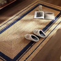 Çin hindistan jüt küçük halılar jüt dokuma vintage halı zemin tatil otel için