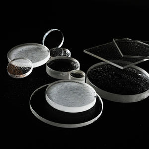 Pelat kaca silika <span class=keywords><strong>Quartz</strong></span> tahan panas kustom UV sukses pelat kuarsa kuarsa kuarsa kaca bening pelat bor - Product Image 5