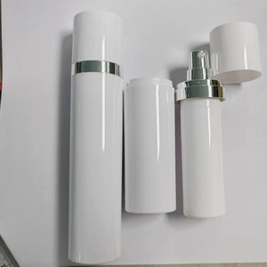 Flacon pulvérisateur sans air 30 ml 50 ml, flacon pompe sans air en PP blanc, flacon sans air à double paroi - Product Image 1