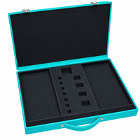 Boîte de Mahjong Bleu Lac Personnalisée, Bois + Cuir PU, Motif/Couleur/Taille Personnalisés, Étui de Transport Premium Multi-Styles, Rangement Durable