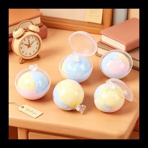 สไลม์ไอศกรีมน่ารัก เสียงดัง บีบได้ ของเล่นทำมือใส ช่วยฟื้นฟูสัมผัส บรรเทาความเครียด ใช้บนโต๊ะทำงาน พกพาสะดวก ใช้ได้ทุกวัน - Product Image 6