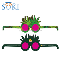 Lunettes 3D en papier personnalisées avec logo, prix promotionnel, lunettes d'éclipse solaire