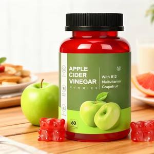 Marque Blanche 60 Bonbons Gélifiés Vinaigre de <span class=keywords><strong>Cidre</strong></span> de Pomme Biologique Céto ACV Complément Alimentaire - Product Image 3