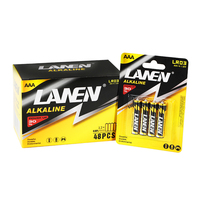 Batería alcalina AAA de ultra larga duración 1,5 V LR03 | Célula No.7 AM4 para juguetes de alto drenaje