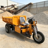 Mini-dumper électrique ZY-190 de 3 tonnes avec éclairage LED avant et arrière pour travaux souterrains nocturnes