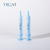 Remplisseur de rides de luxe 10ml presse torsadée cosmétique sans air sérum raffermissant les yeux lifting instantané crème seringues bouteille