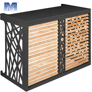 Cubierta de <span class=keywords><strong>Aire</strong></span> <span class=keywords><strong>Acondicionado</strong></span> <span class=keywords><strong>Exterior</strong></span> de <span class=keywords><strong>Aluminio</strong></span> Princeton, Rejilla de Aislamiento Decorativa para Exteriores, <span class=keywords><strong>Cubre</strong></span> <span class=keywords><strong>Aire</strong></span> Metálico para Limpieza - Product Image 2