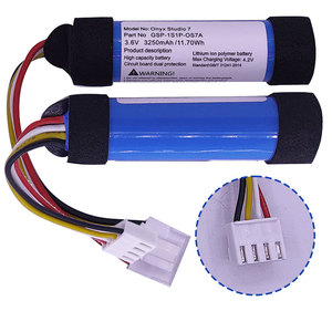 อะไหล่แบตเตอรี่ Studio7แบตเตอรี่ลิเธียม3.6V 3250mAh GSP-1S1P-0S7A แบตเตอรี่สำหรับลำโพง Harman <span class=keywords><strong>ONYX</strong></span> <span class=keywords><strong>Studio</strong></span> <span class=keywords><strong>7</strong></span> - Product Image 2