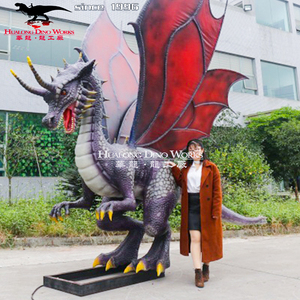 Statues de <span class=keywords><strong>dragon</strong></span> animées de modèle de dragons de marche de haute simulation à vendre - Product Image 3